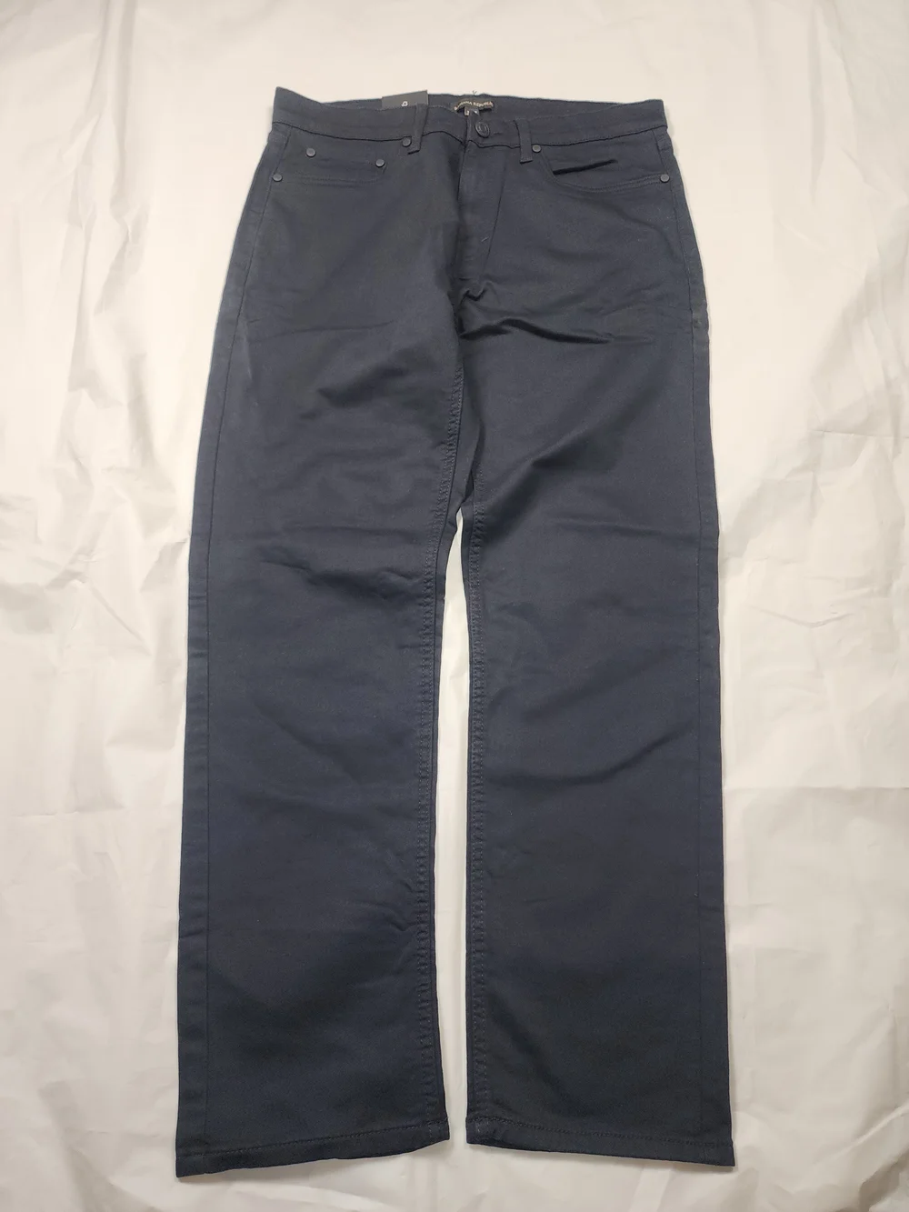 Banana Republic Men's 5-Pockets Straight Leg Chino Pants Black Size 32w / 30in